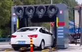 蕭山西湖石油選配林頓龍門往復(fù)式全自動(dòng)洗車機(jī)，防銹蝕耐腐，經(jīng)久耐用